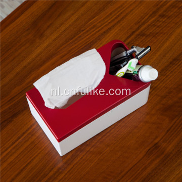 Multifunctionele Tissue Box Cover Holder Bureau Opbergdoos